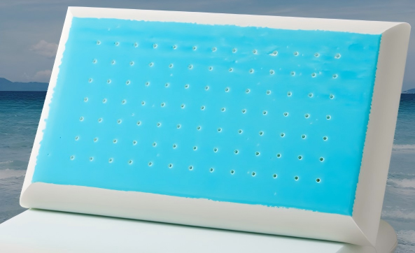 Super soft memory foam pillow with PCM coated gel for OEM and private label production