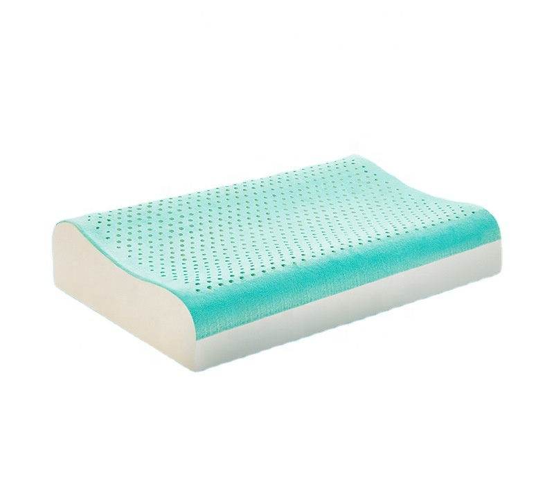 PCM Coated Memory Foam Pillow - B Shaped for OEM and private label production